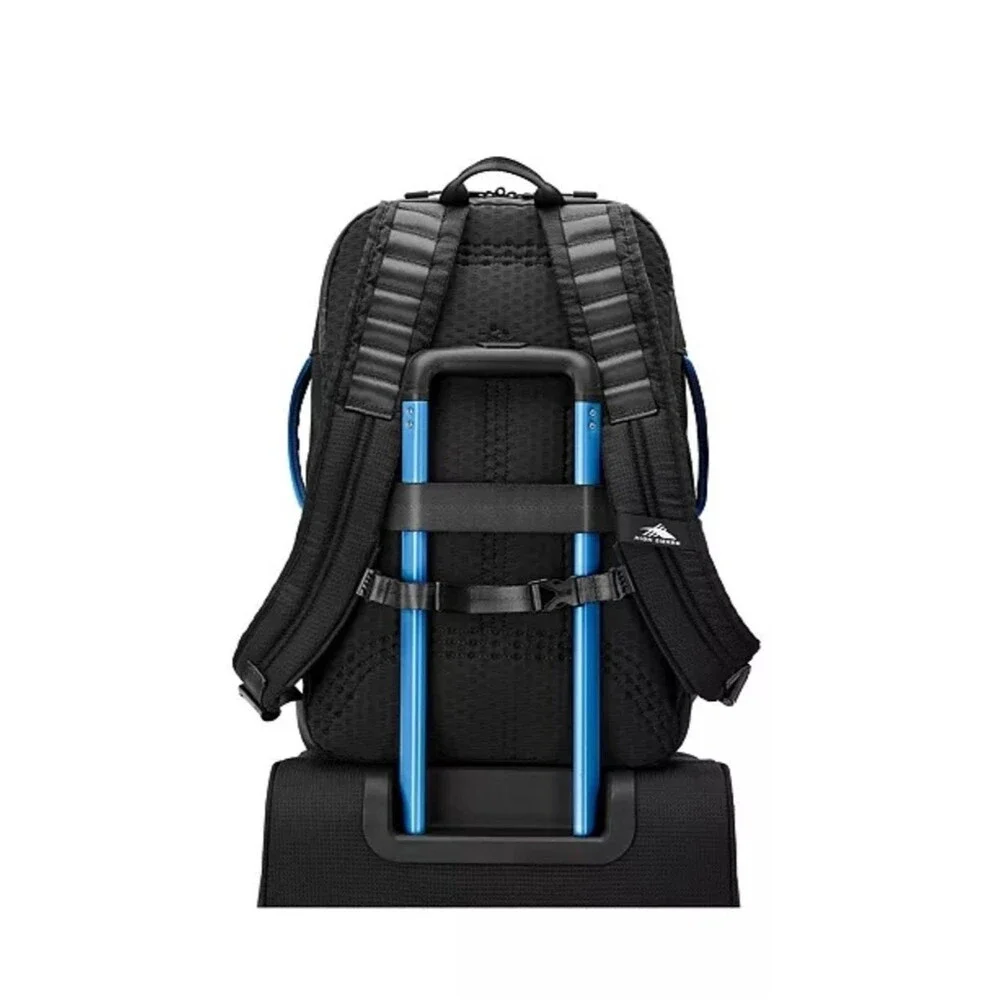High Sierra Black Campus Backpack18.5 Hi-Life 3-In-1 Convertible, travel bag